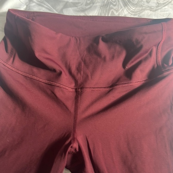 Lululemon Athletica Burgundy Leggings - Picture 7 of 8